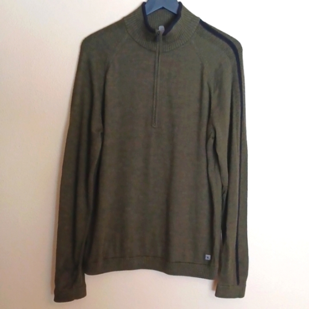Smartwool Men's Ripple Ridge Half Zip Merino Wool Pullover Sweater SZ L Gorpcore